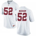 Youth Alabama Crimson Tide #52 Braylen Ingraham White Game NCAA College Football Jersey 2403ZNYW5